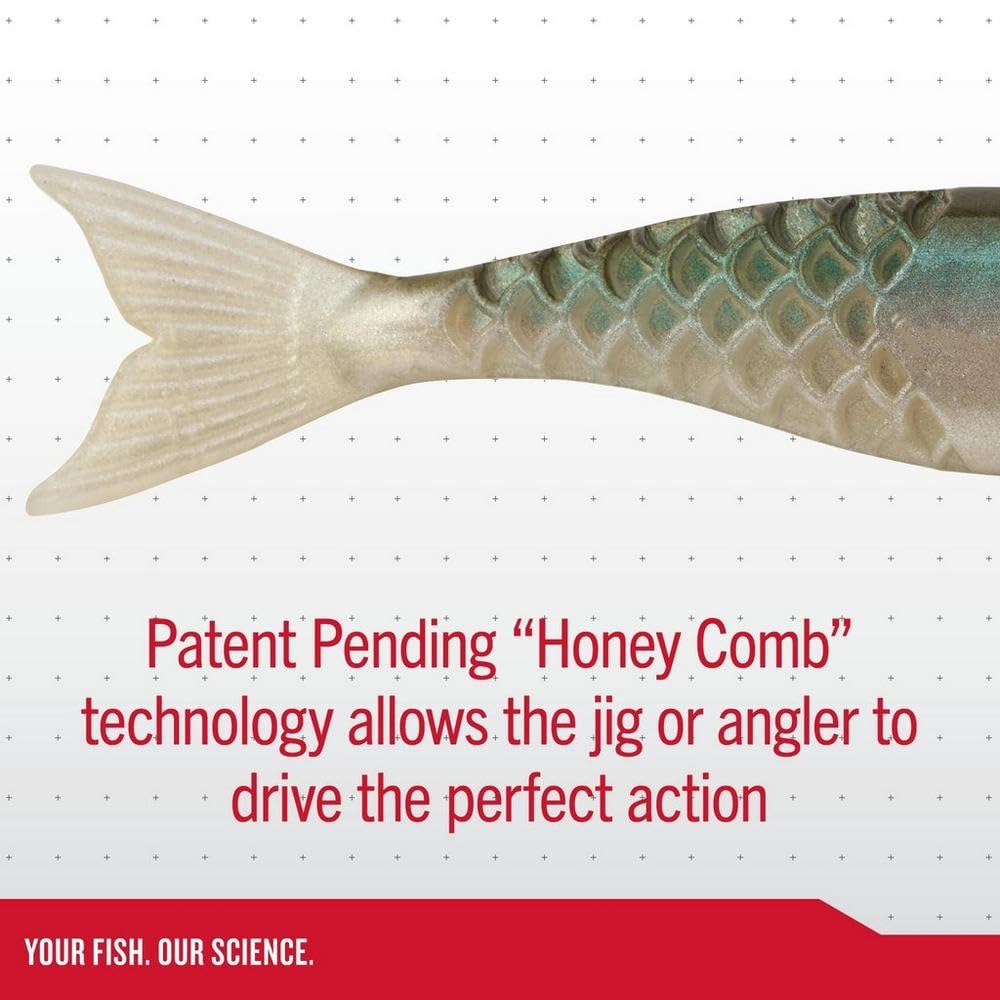 Berkley PowerBait PowerStinger Soft Bait 4.25 Inch Ghost Red Craw Lure