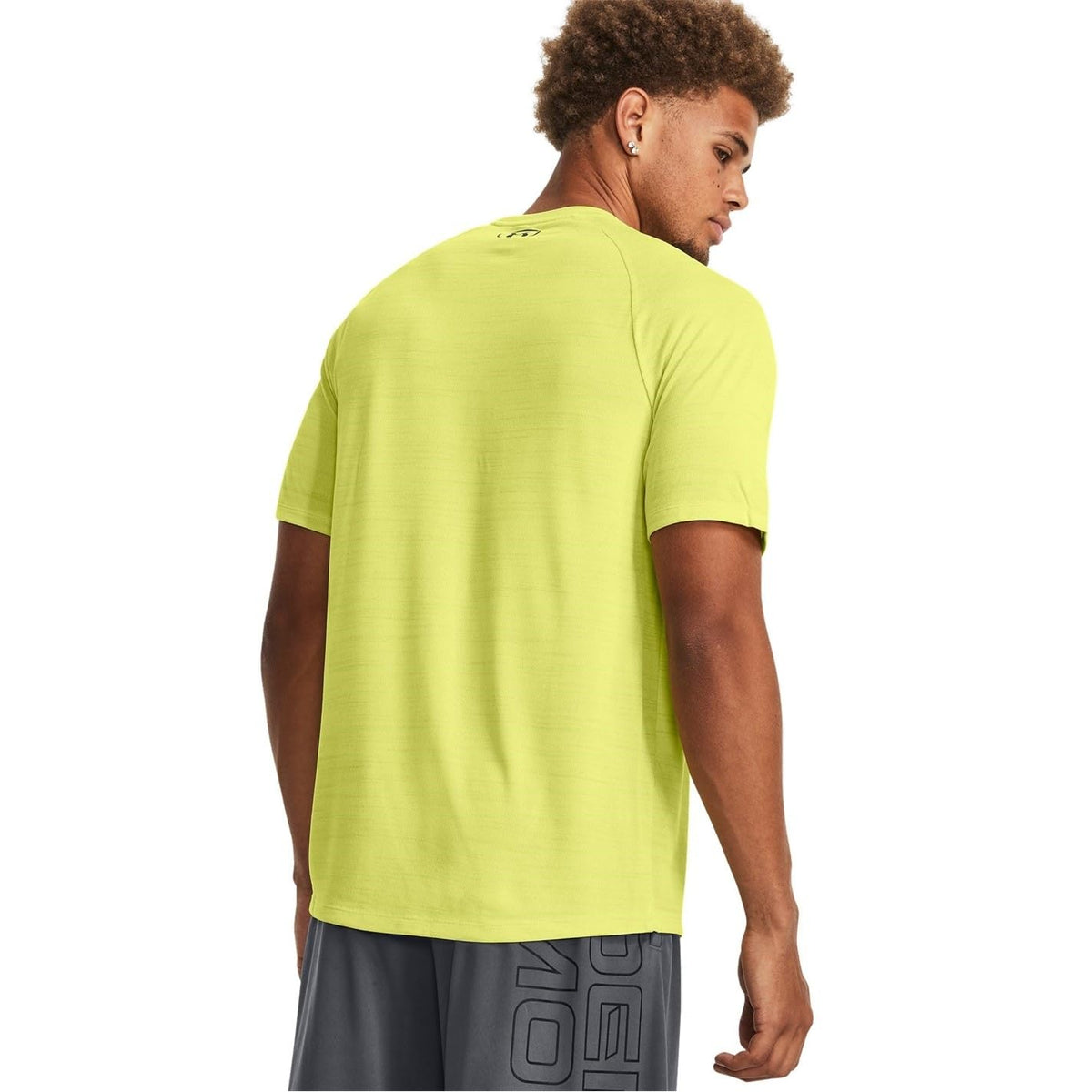 Under Armour Men's Tech™ 2.0 Tiger Running Shirt Hi Viz Yellow, Size XL - Fast Dry
