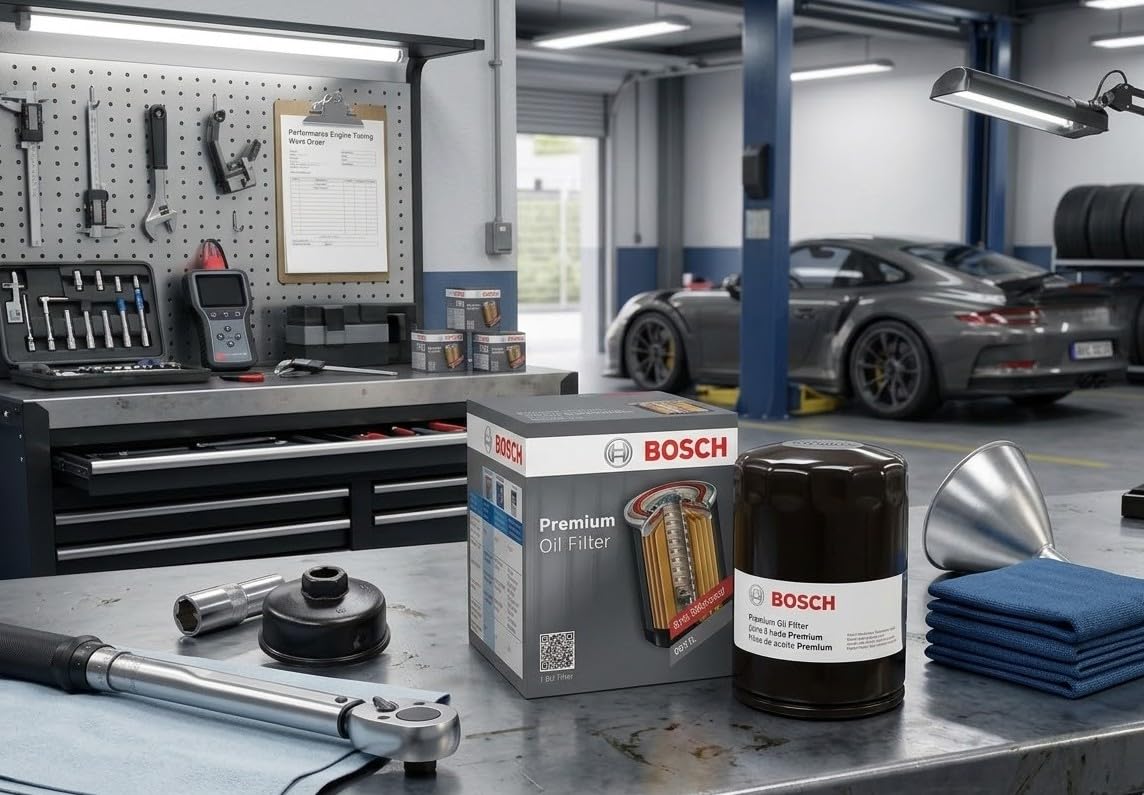 Bosch 3334 Premium Oil Filter with FILTECH Filtration Technology