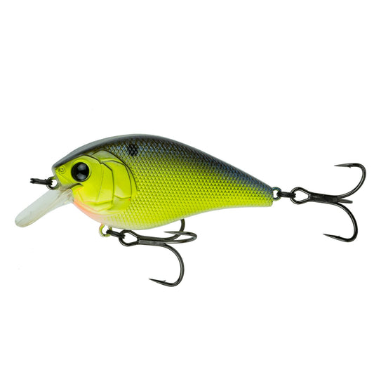 6th Sense Chartreuse Pro Blue Crankbait Fishing 6ft Depth Freshwater Lure