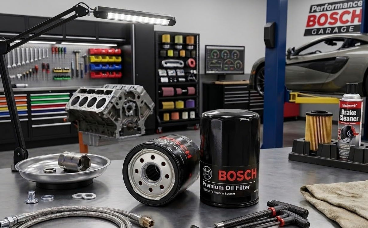 Bosch 3334 Premium Oil Filter with FILTECH Filtration Technology