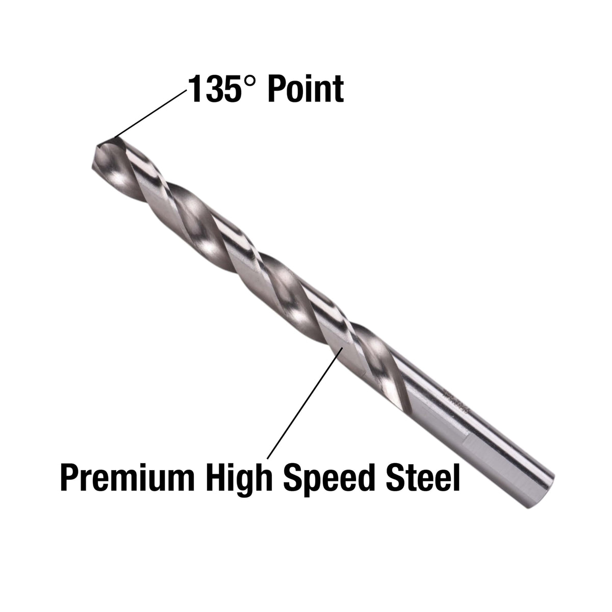 Century Drill & Tool 22331 Brite Drill Bit 31/64" High Speed Steel