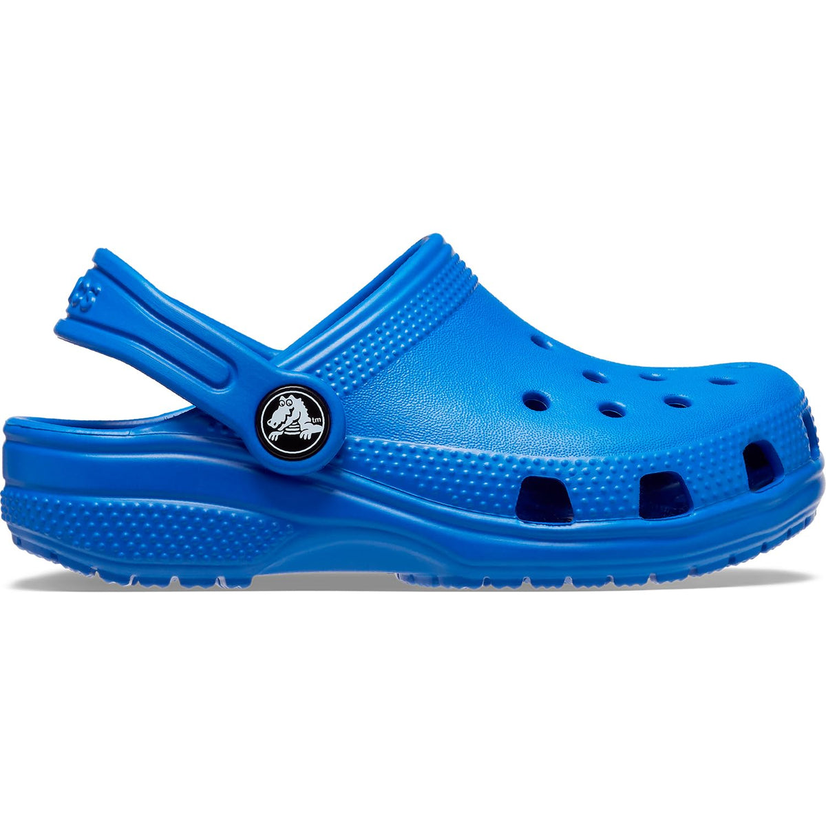 Crocs Unisex-Child Classic Clogs, Blue Bolt, 8 Toddler