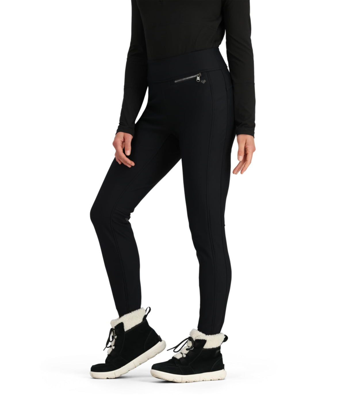 Obermeyer Jinks ITB Waterproof Black Softshell Ski Pants 10R