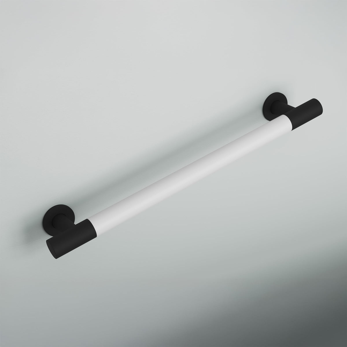 Swiss Madison 24" Black Grab Bar, Stainless Steel Handrail for Safety