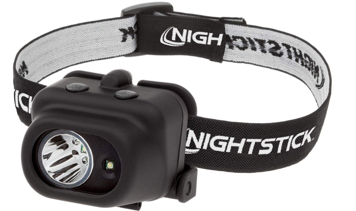 Nightstick NSP-4608B Dual-Light LED Headlamp 220 Lumens Spot Flood IPX7