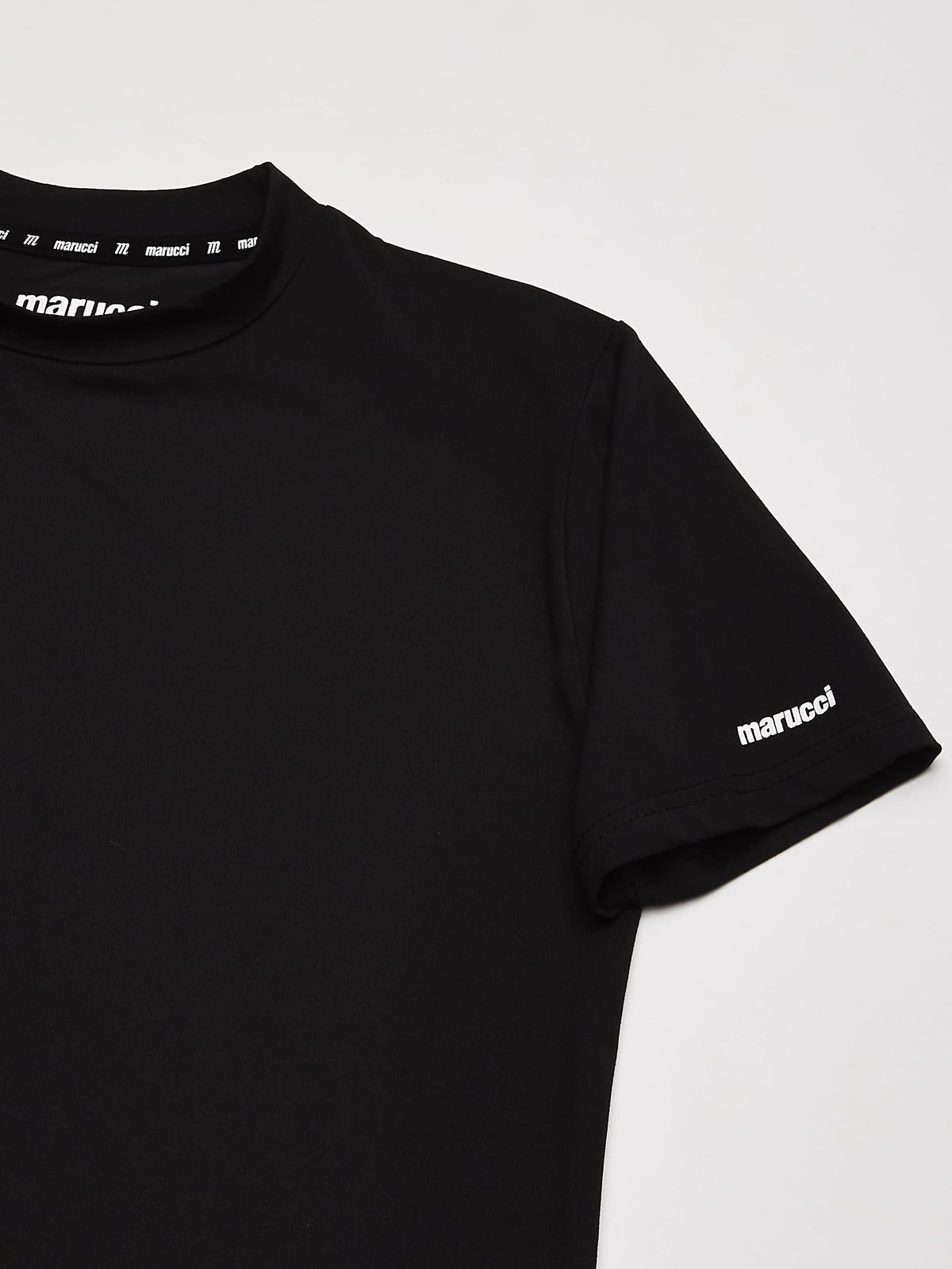 Marucci Youth Performance Tee Black Large Moisture-Wicking Stretch Shirt