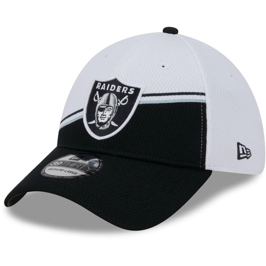 Era Men's Las Vegas Raiders 2023 Sideline Flex Hat White Black