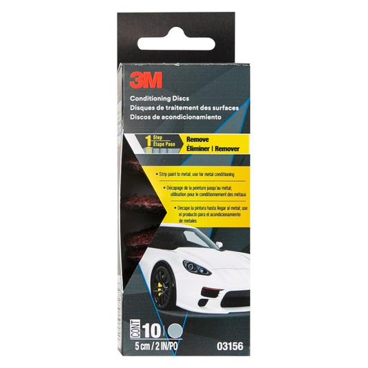 3M Conditioning Disc 03156, 2 Inch Medium Grit, 10-Pack Sanding Discs USA