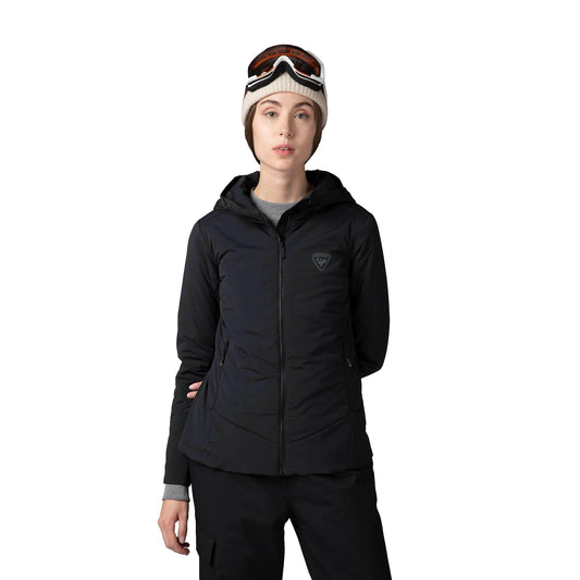 Rossignol Opside Hoodie Mid-Layer Jacket - Lightweight Insulated, Womens S