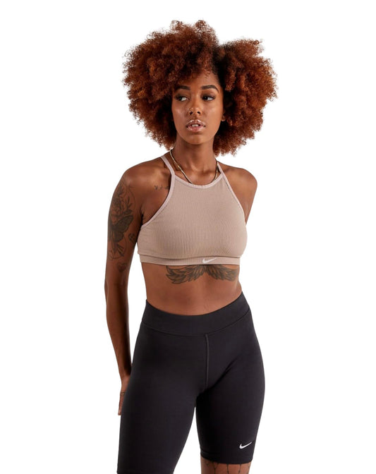 Nike Women's Indy Seamless Ribbed Light-Support Non-Padded Sports Bra