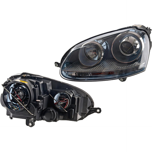 DEPO 341-1124L-USH3 Left HID Headlight 06-09 VW GTI Jetta Rabbit VW2502133