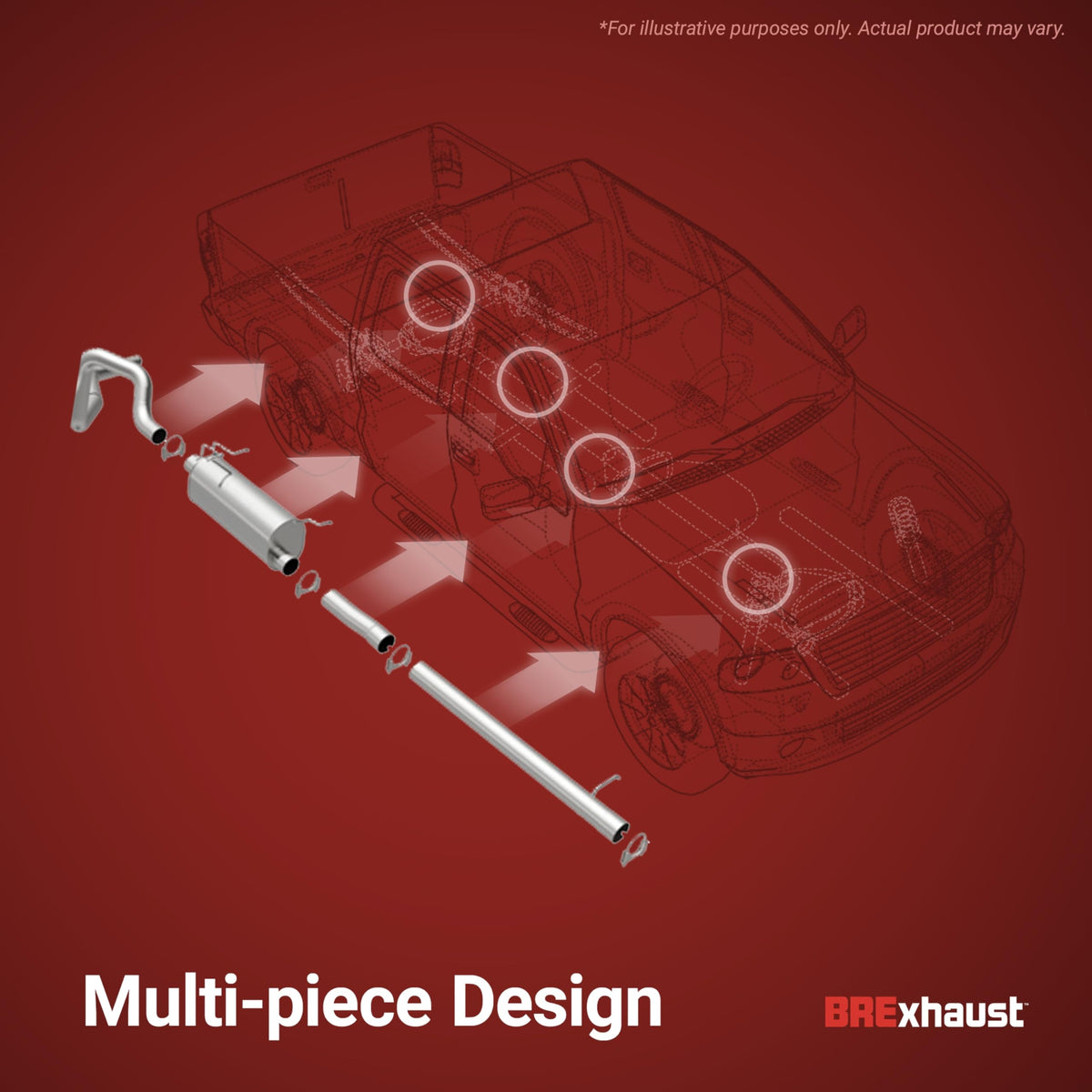 BRExhaust 106-0268 Exhaust System Kit
