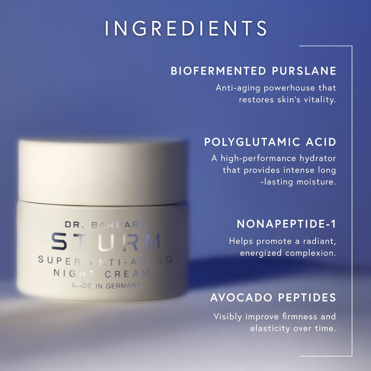 Dr. Barbara Sturm- Super Anti Aging Night Cream 1.69oz-50ml Sealed Authentic