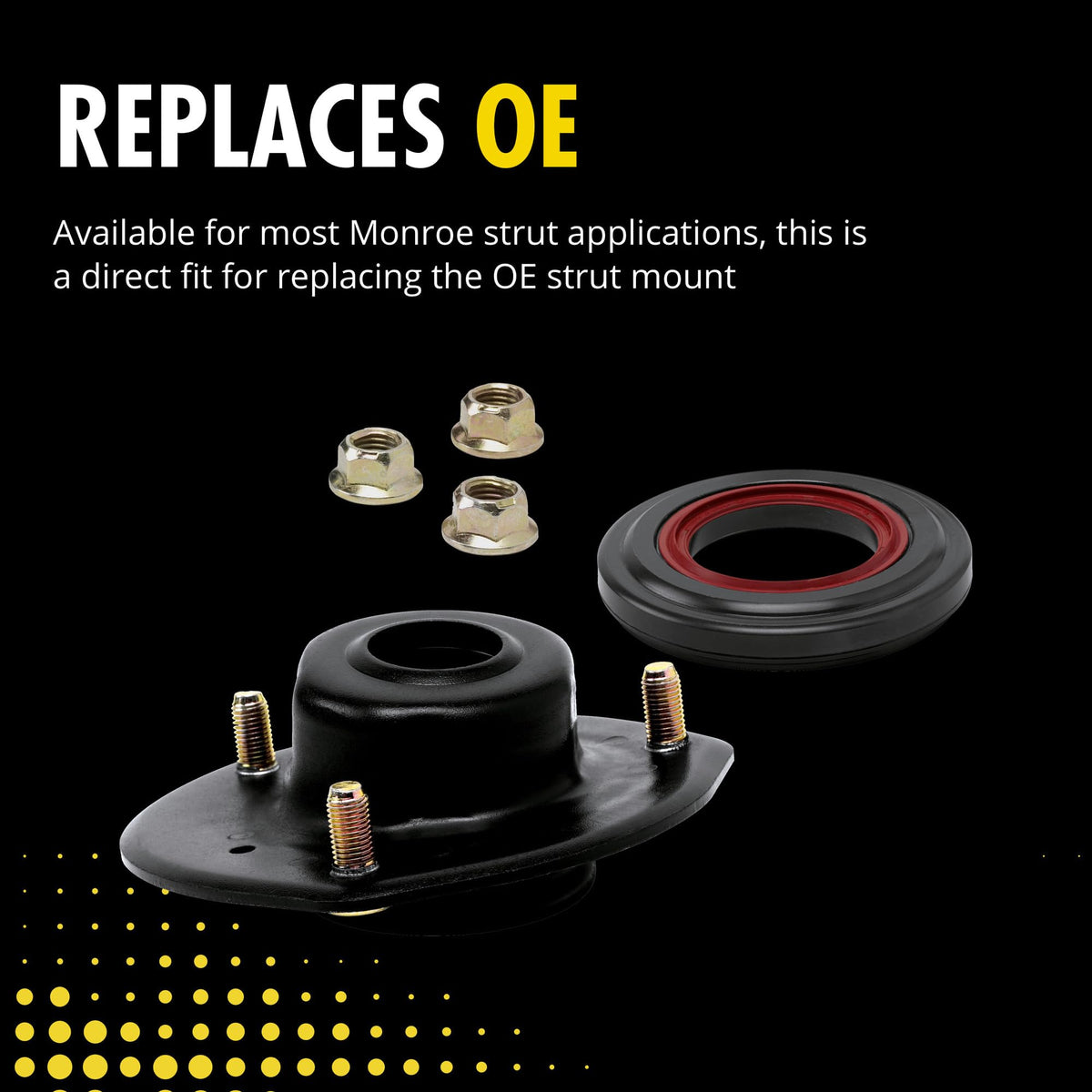 Monroe Strut-Mate 904935 Front Suspension Strut Mount For 03-08 Toyota Pontiac