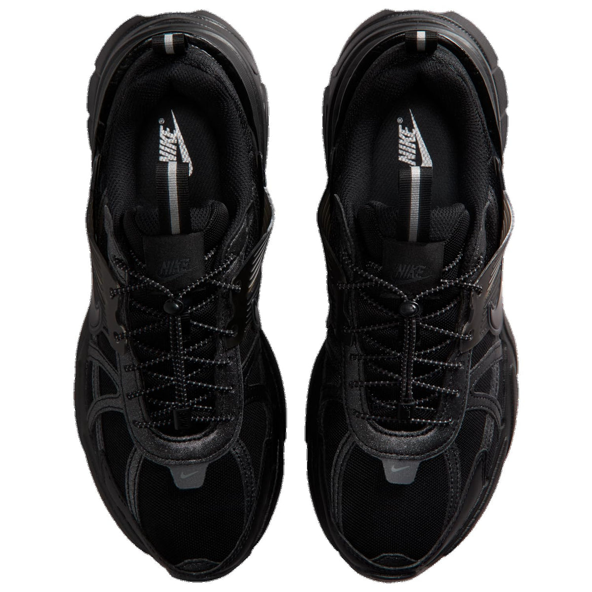 Nike V2K Run Women's Black Metallic Silver Sneakers IH0388-001 Size 9