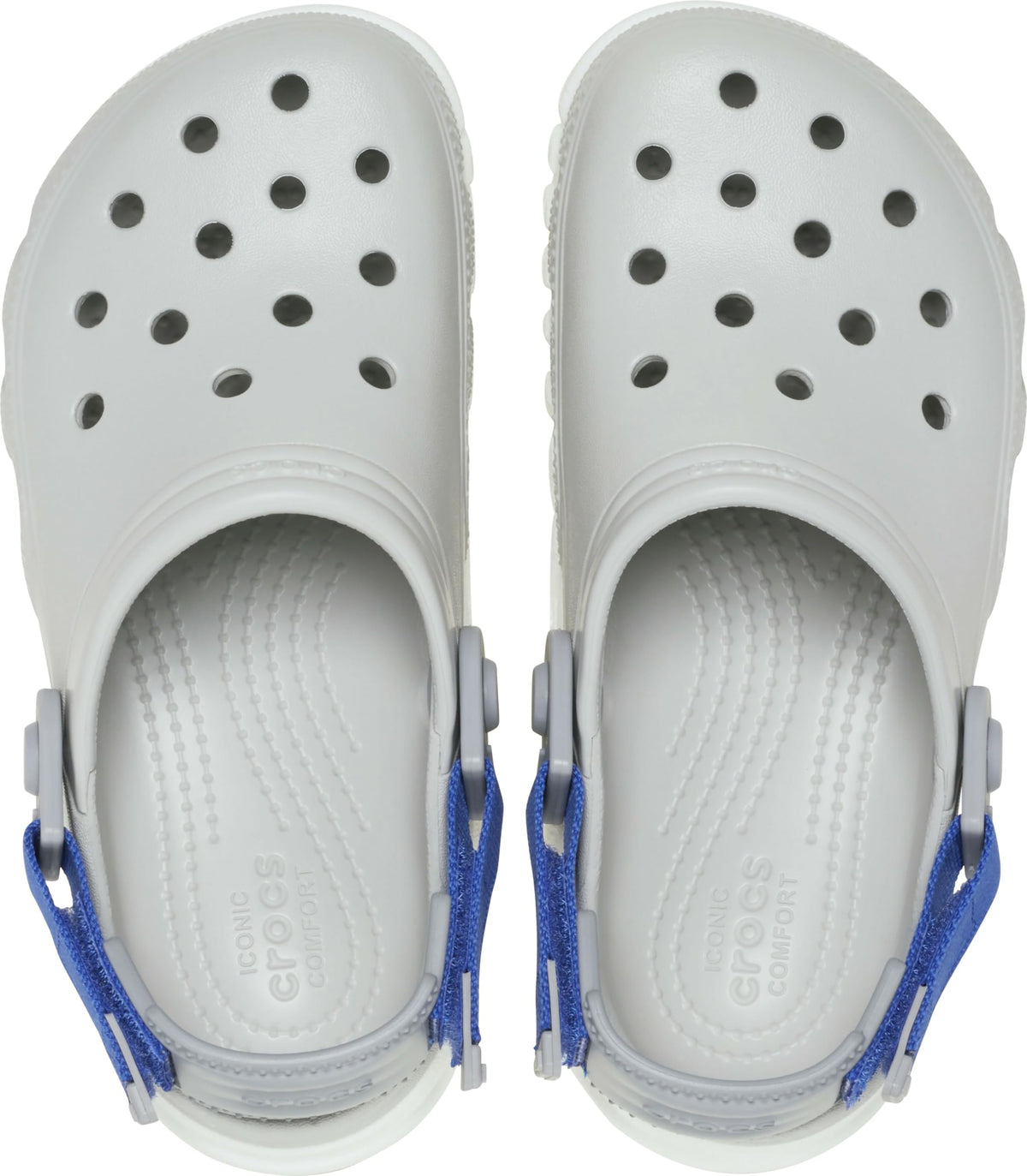 Crocs Unisex-Child Duet Max II Clogs, Navy/Stucco, 2 Little Kid