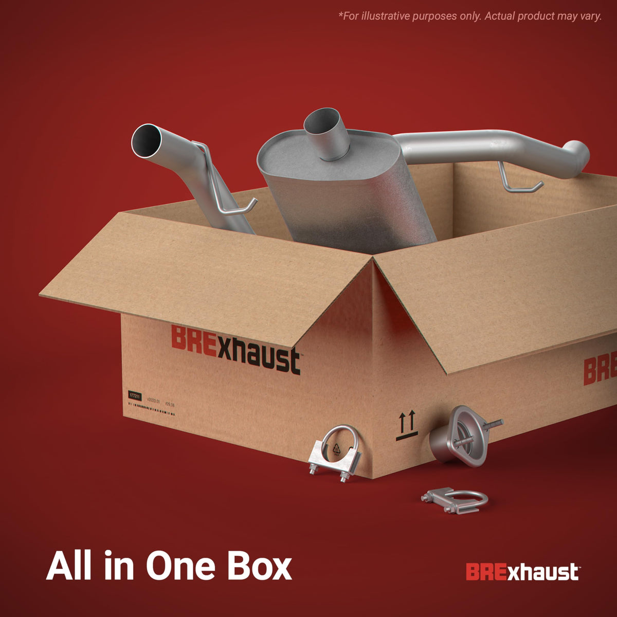 BRExhaust 106-0268 Exhaust System Kit