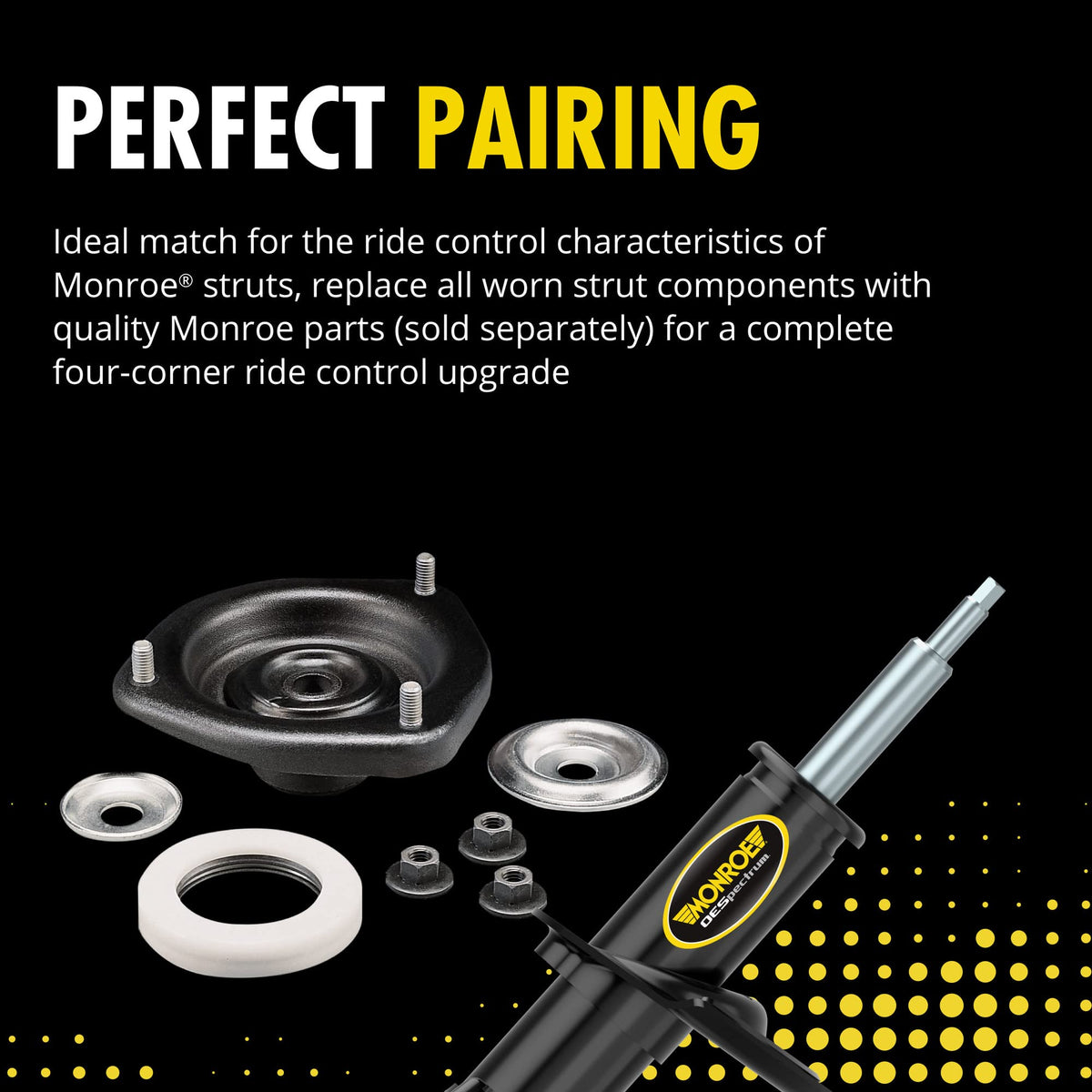 Monroe Strut-Mate 903950 Front Suspension Strut Mount For 00-06 Nissan Sentra