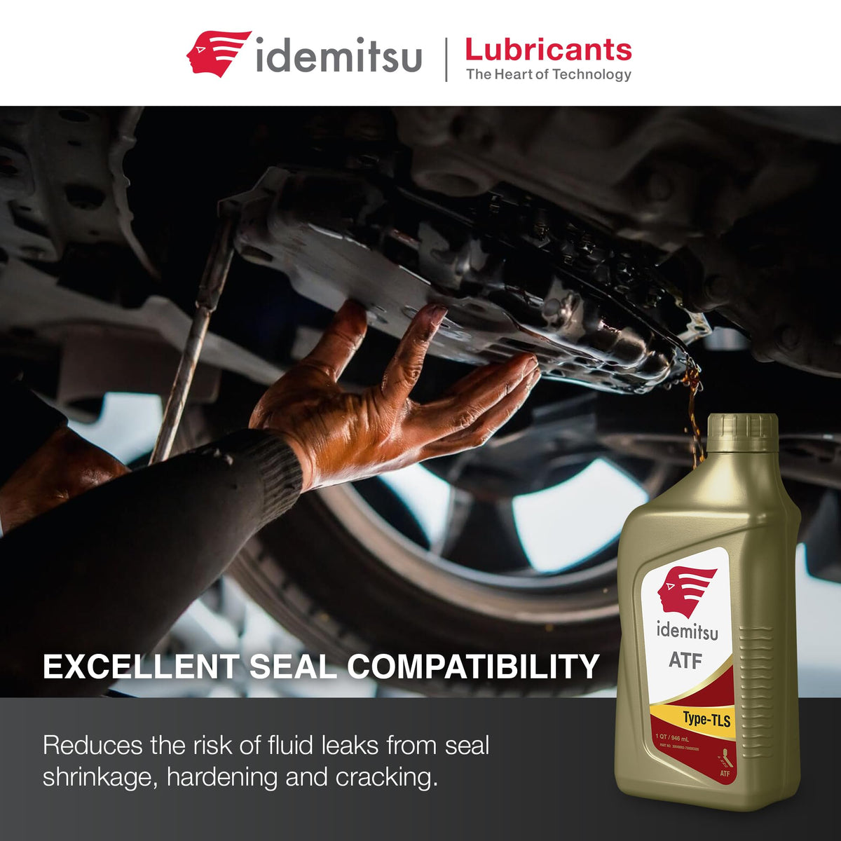 Idemitsu ATF Type TLS T-IV Transmission Fluid 1 Quart for Toyota Lexus Scion