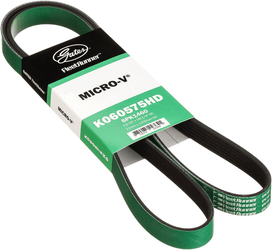 Gates K060575HD FleetRunner Heavy Duty Serpentine Belt 6-Rib 57.5"