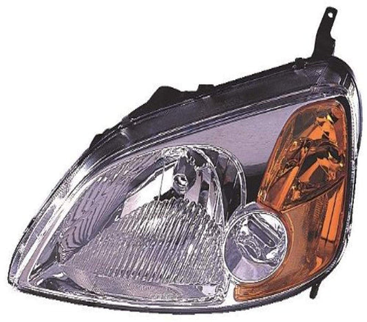 DEPO 317-1126L-US Left Headlight 2001-2003 Honda Civic Coupe HO2518102