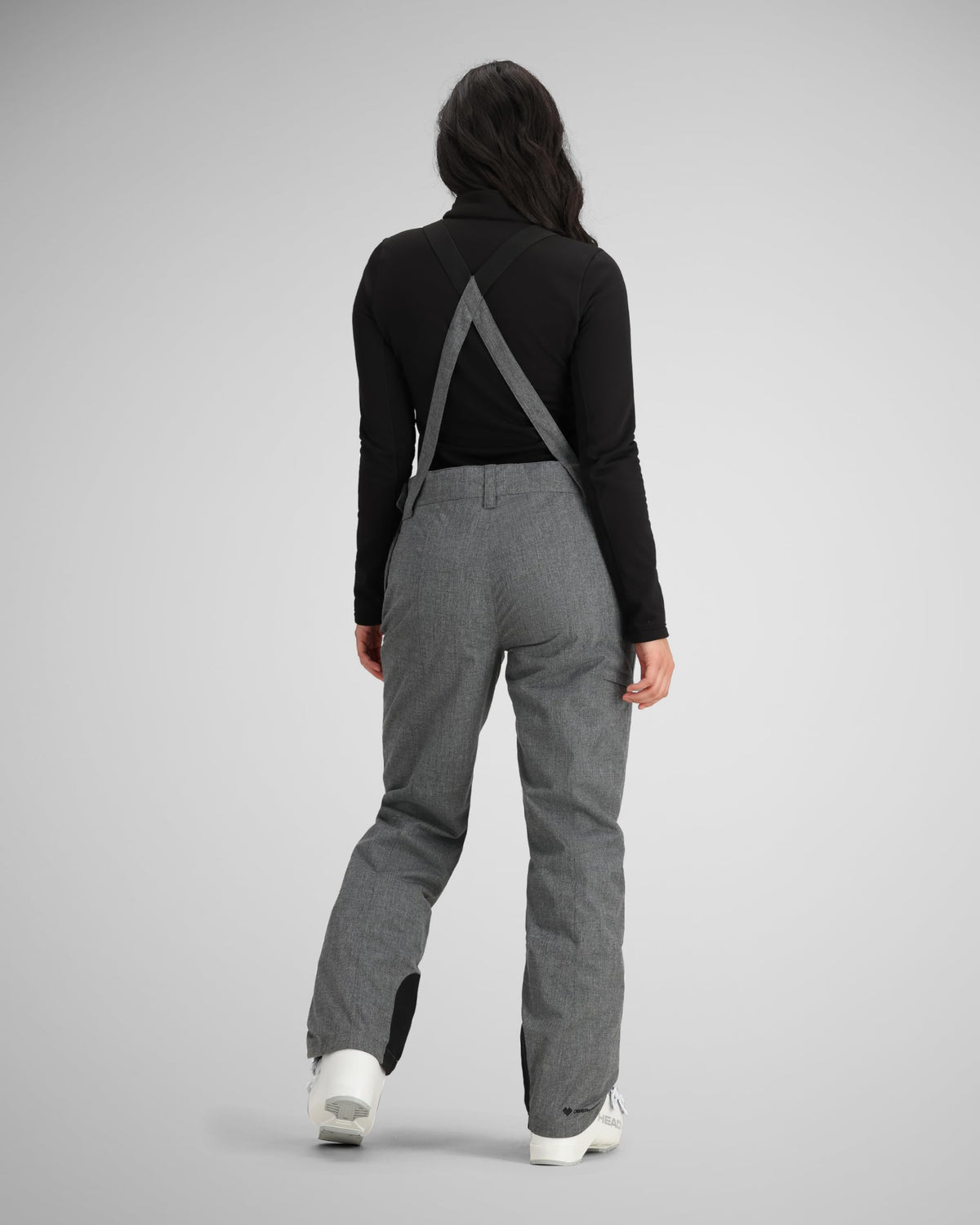 Obermeyer Malta Bib Overalls Charcoal Size 4 Water-Resistant Ski Pants