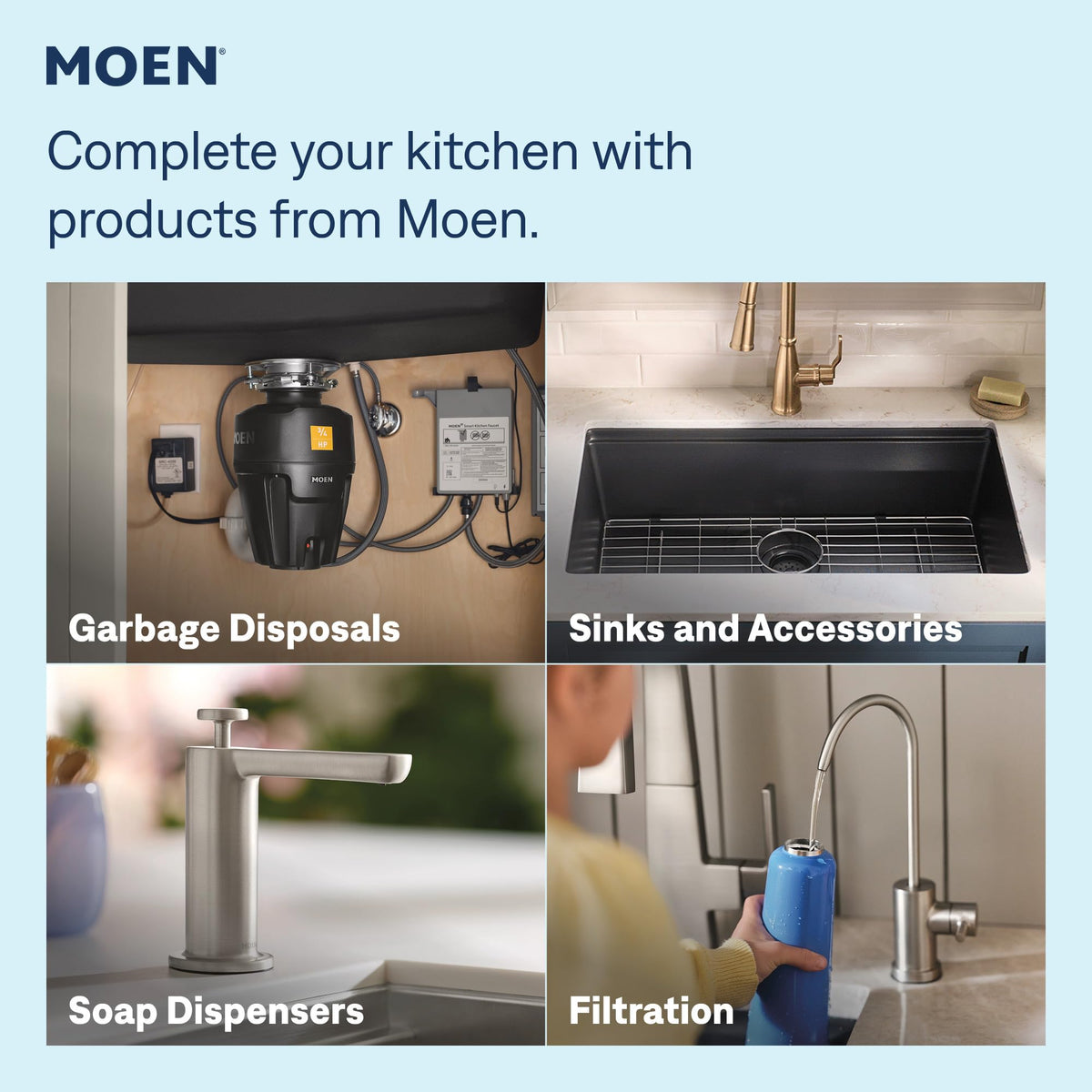 Moen Adler Spot Resist Stainless One -Handle High Arc Pulldown Kitchen Faucet