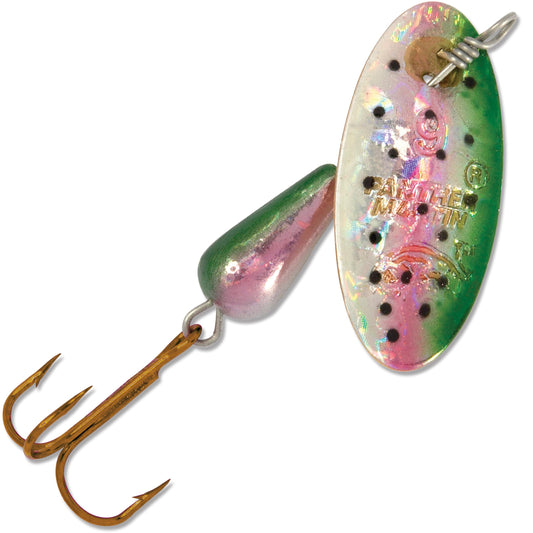 Panther Martin Classic Holographic Spinner Lure 1/8 oz Rainbow Trout USA