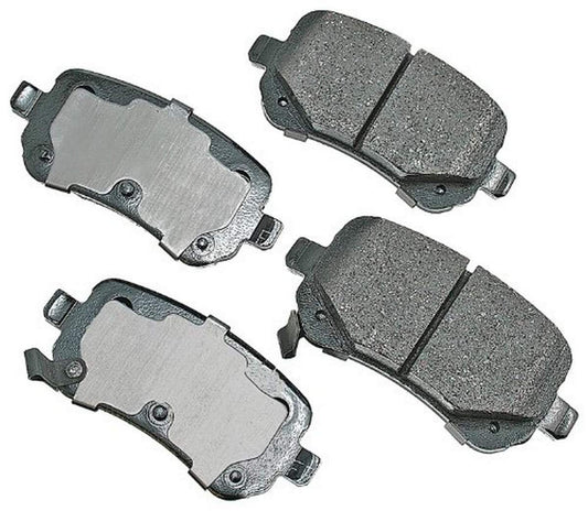 Akebono ACT1326 Ultra-Premium Ceramic Front Disc Brake Pad Kit For 08-12 Dodge