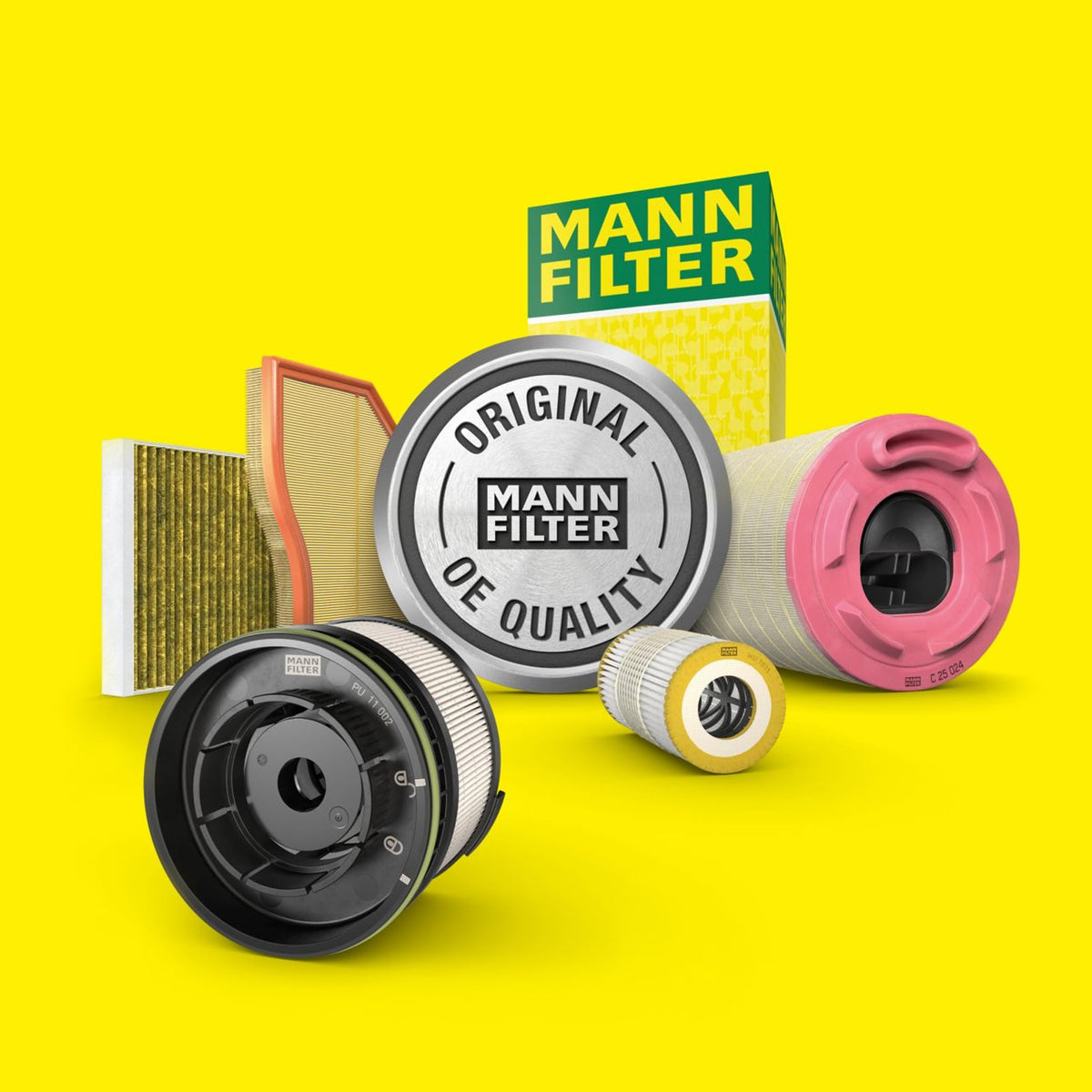 MANN-FILTER CUK 2897 Cabin Air Filter with Activated Charcoal