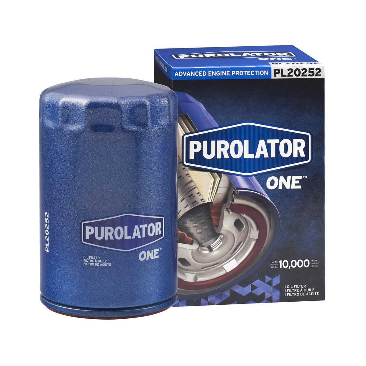 Purolator PL20252 PurolatorONE Engine Oil Filter Spin On Advanced Protection