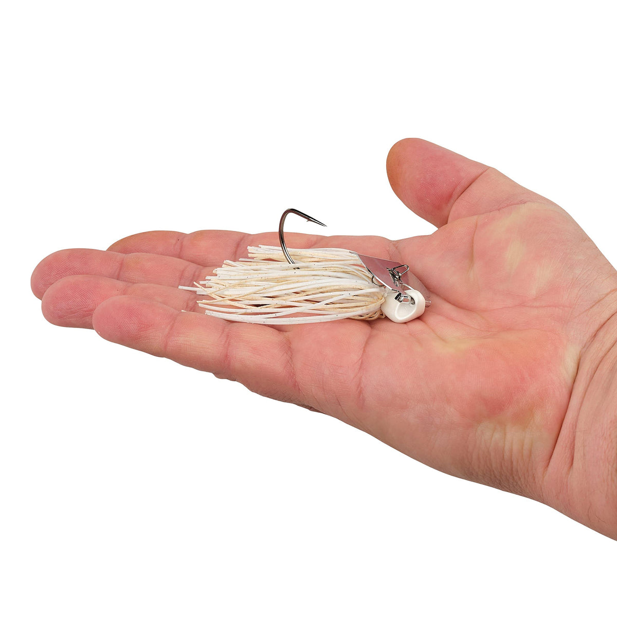 Berkley SlobberKnocker Fishing Jig White 3/8 oz Plastic Lure for Bass Fishing