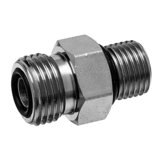Gates G60800-0606 Male Flat Face O-Ring to Male ORB Hydraulic Adapter Fitting