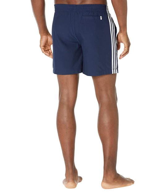 adidas Originals 3-Stripes Swim Shorts Night Indigo/White, Men's, Regular