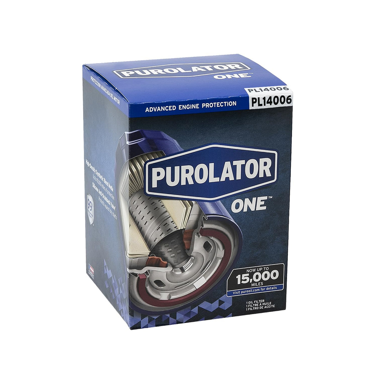 Purolator PL14006 PurolatorONE Engine Oil Filter Spin On Advanced Protection