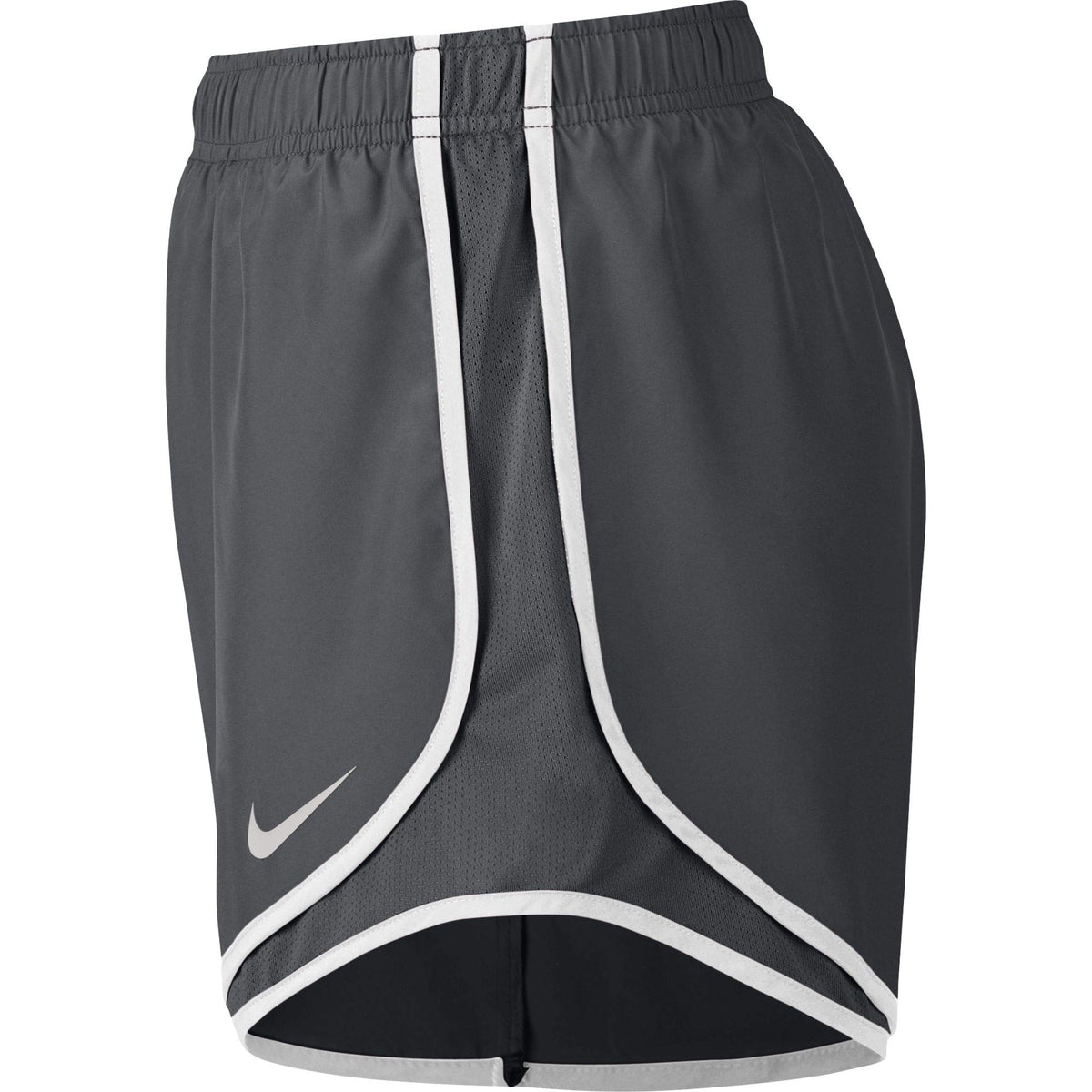 Nike Women's Tempo Running Shorts Gray White XS Dry Mesh 100% Polyester