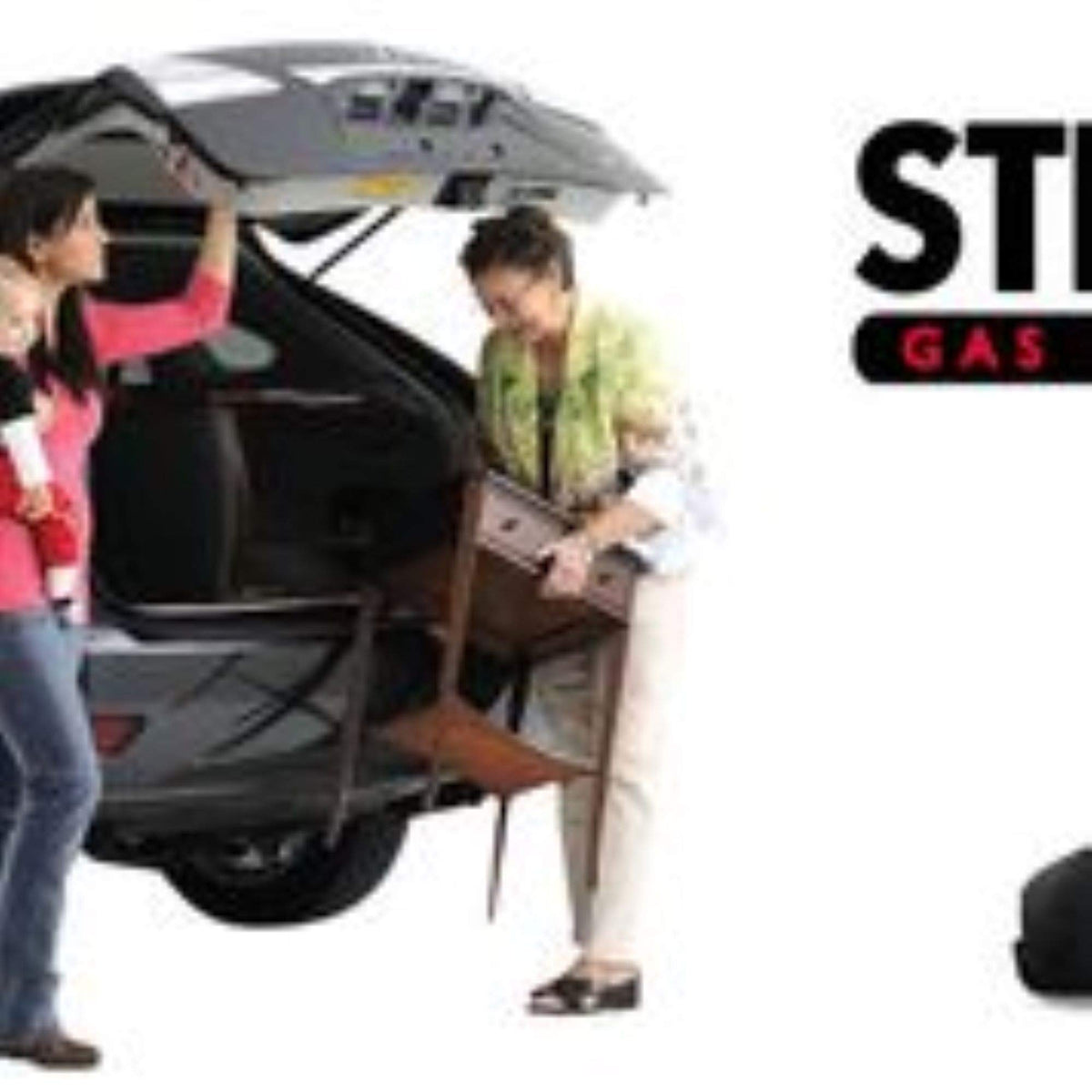 StrongArm 4024 Hood Lift Support, Black Metal, Exact Fit