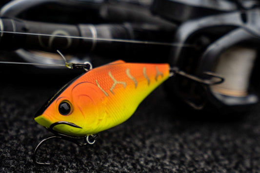 6th Sense Quake 80 Lipless Crankbait - Tiger-Treuse Fishing Lure