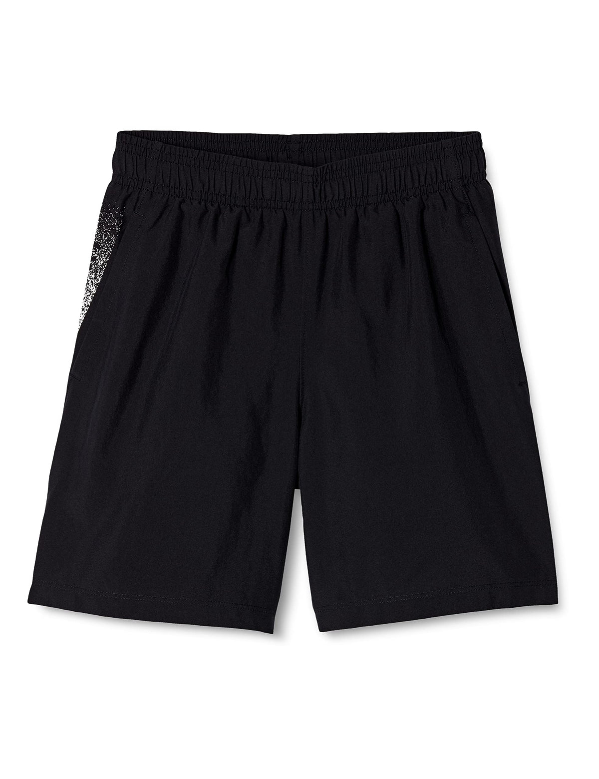 Under Armour Boys' Graphic Shorts, Black X-Large - Lightweight