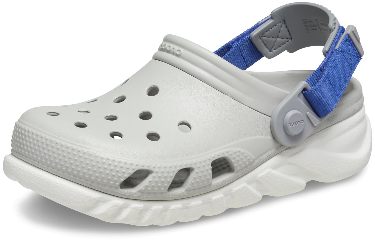 Crocs Unisex-Child Duet Max II Clogs, Navy/Stucco, 2 Little Kid