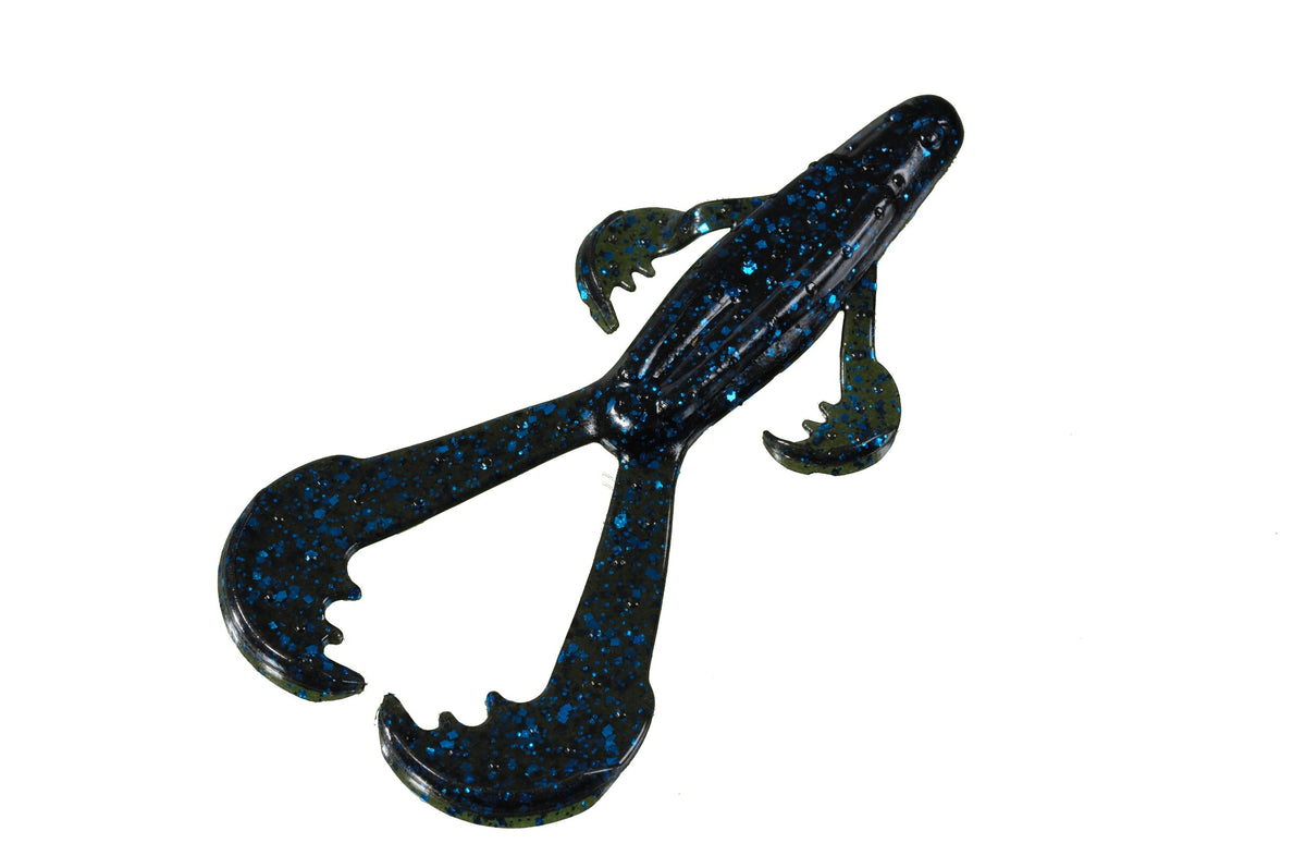 Strike King Rage Tail Monkey Lure Black Blue Flake 0.17 oz Freshwater