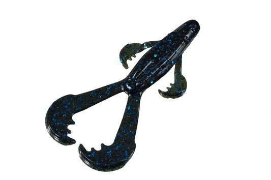Strike King Rage Tail Monkey Lure Black Blue Flake 0.17 oz Freshwater