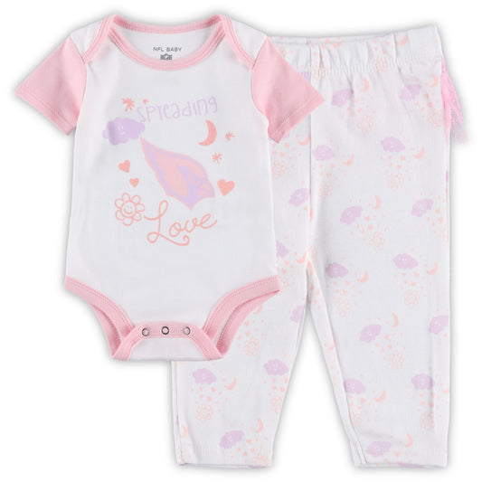 Outerstuff England Patriots Baby Bodysuit & Tutu Leggings Set - 6-9M