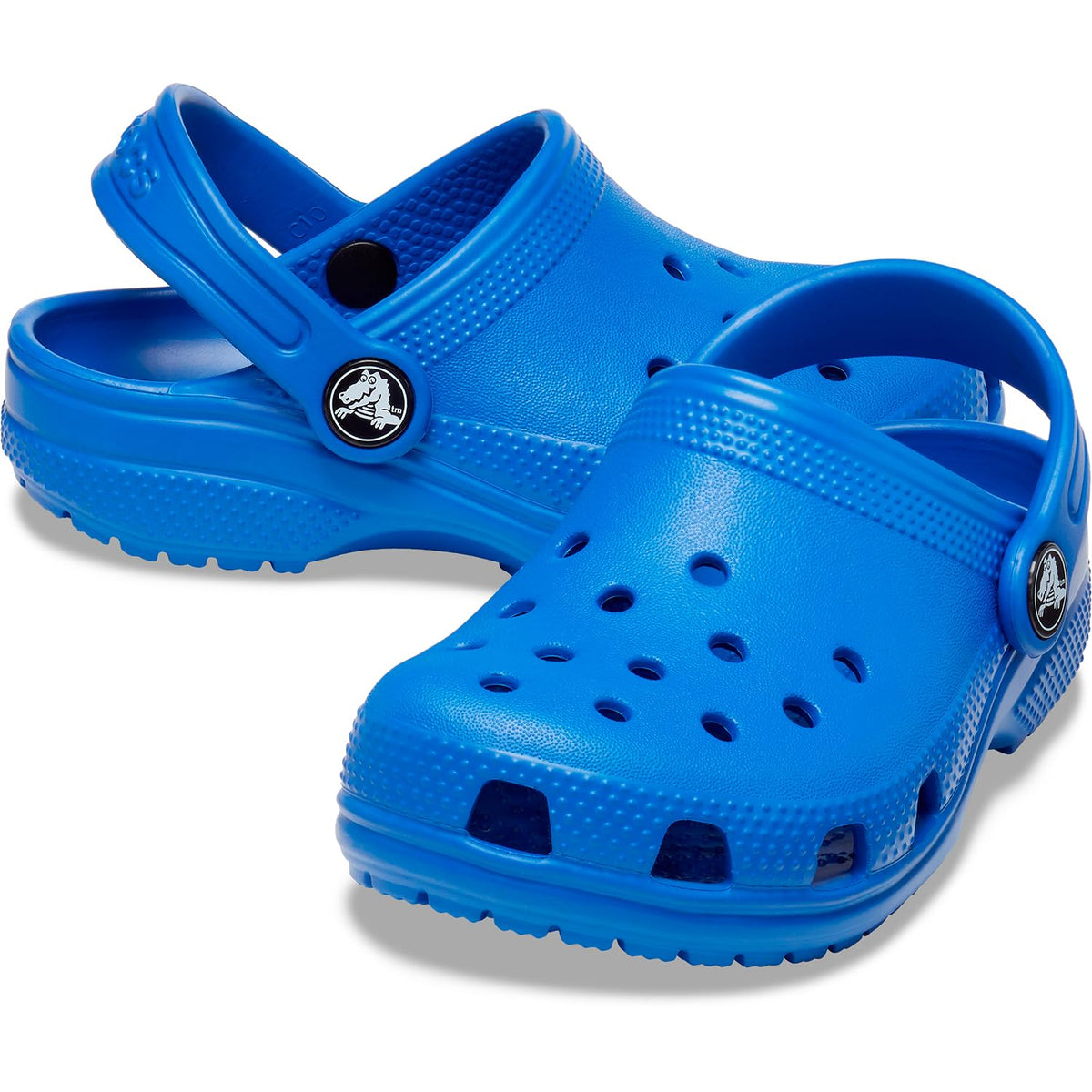 Crocs Kids Classic Clogs Blue Bolt Toddler Size 10 Slip-On Shoes