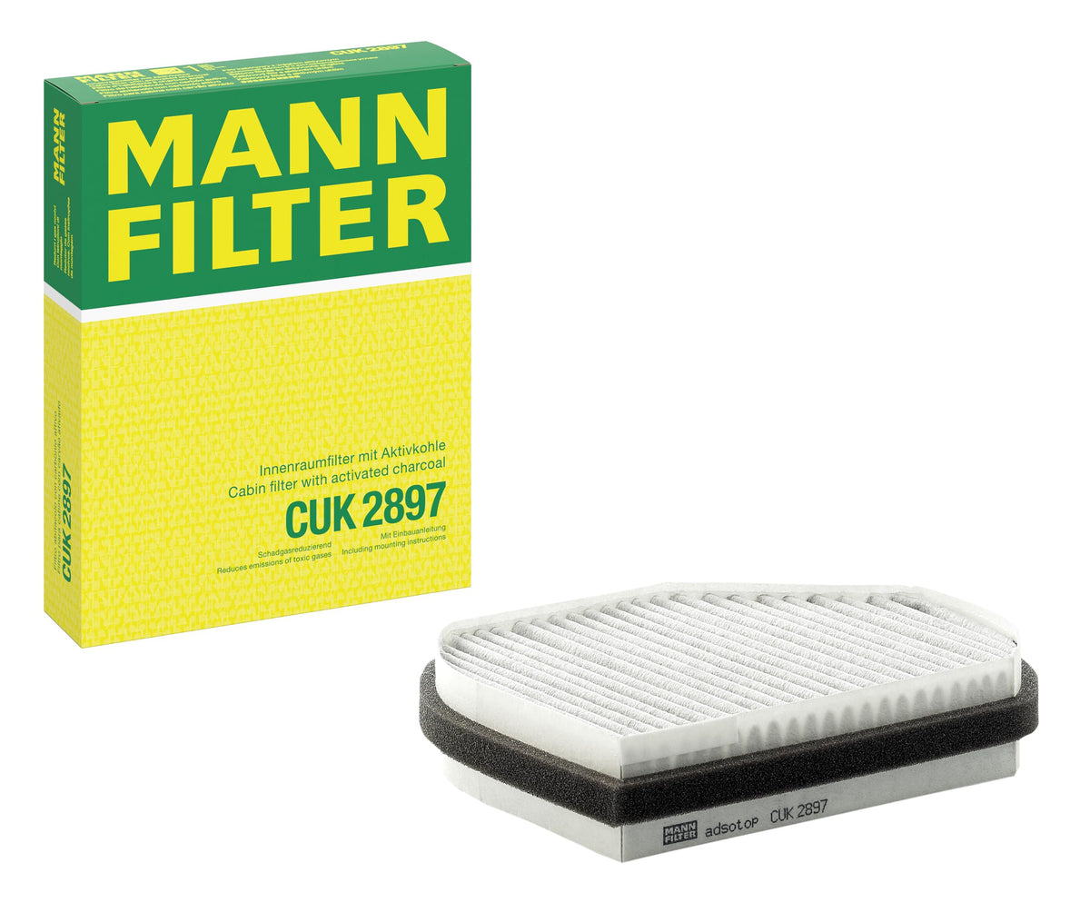MANN-FILTER CUK 2897 Cabin Air Filter with Activated Charcoal