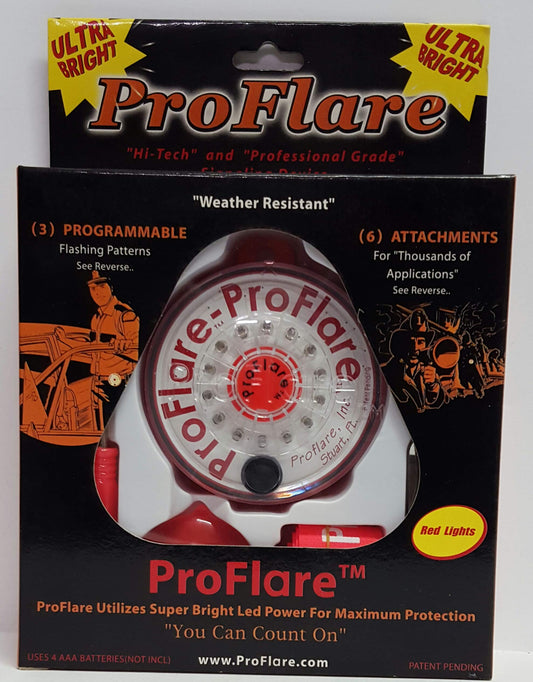 ProFlare Bright Lite LED Power Flashlight - 3 Modes, 5 Mounts PF-O1R