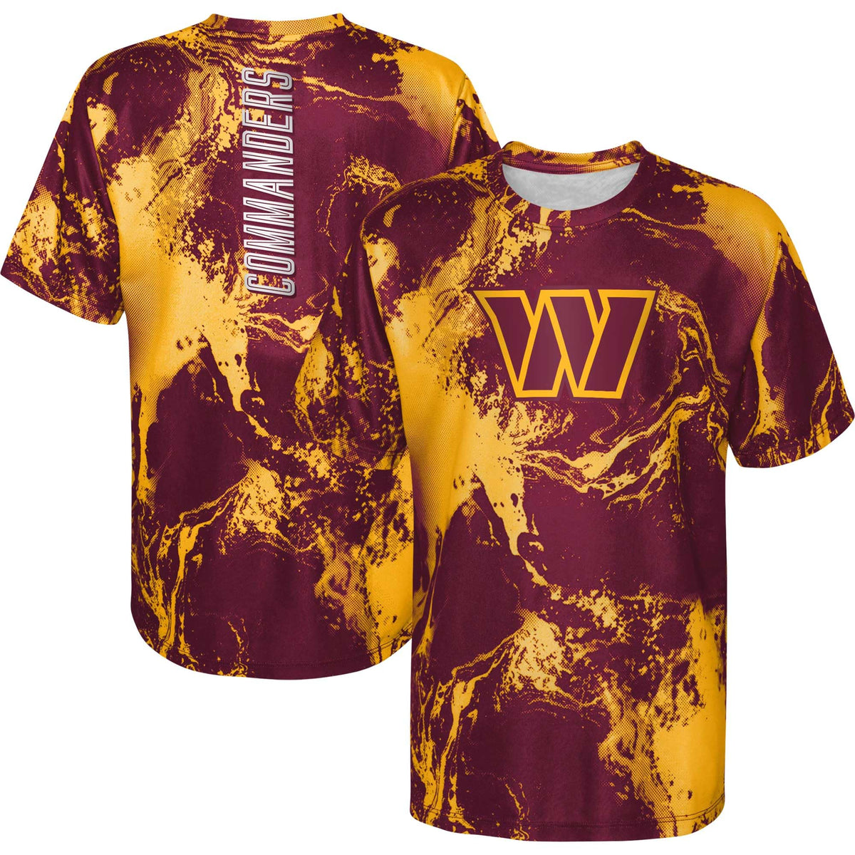 Outerstuff Youth Burgundy Washington Commanders T-Shirt - In The Mix Style
