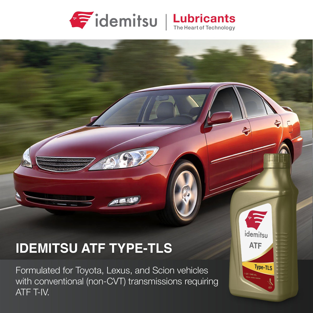 Idemitsu ATF Type TLS T-IV Transmission Fluid 1 Quart for Toyota Lexus Scion