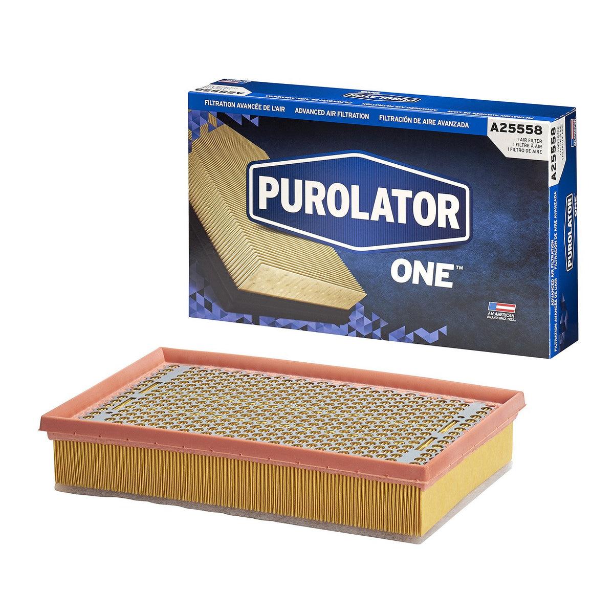 Purolator A25558 Engine Air Filter - 12K Miles Protection